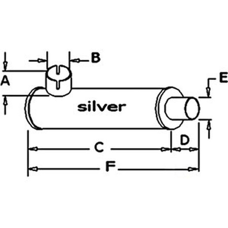 Aftermarket New Muffler 2175 Long 252 OD Fits John Deere Combine 10 55 95 DR103 AH11014